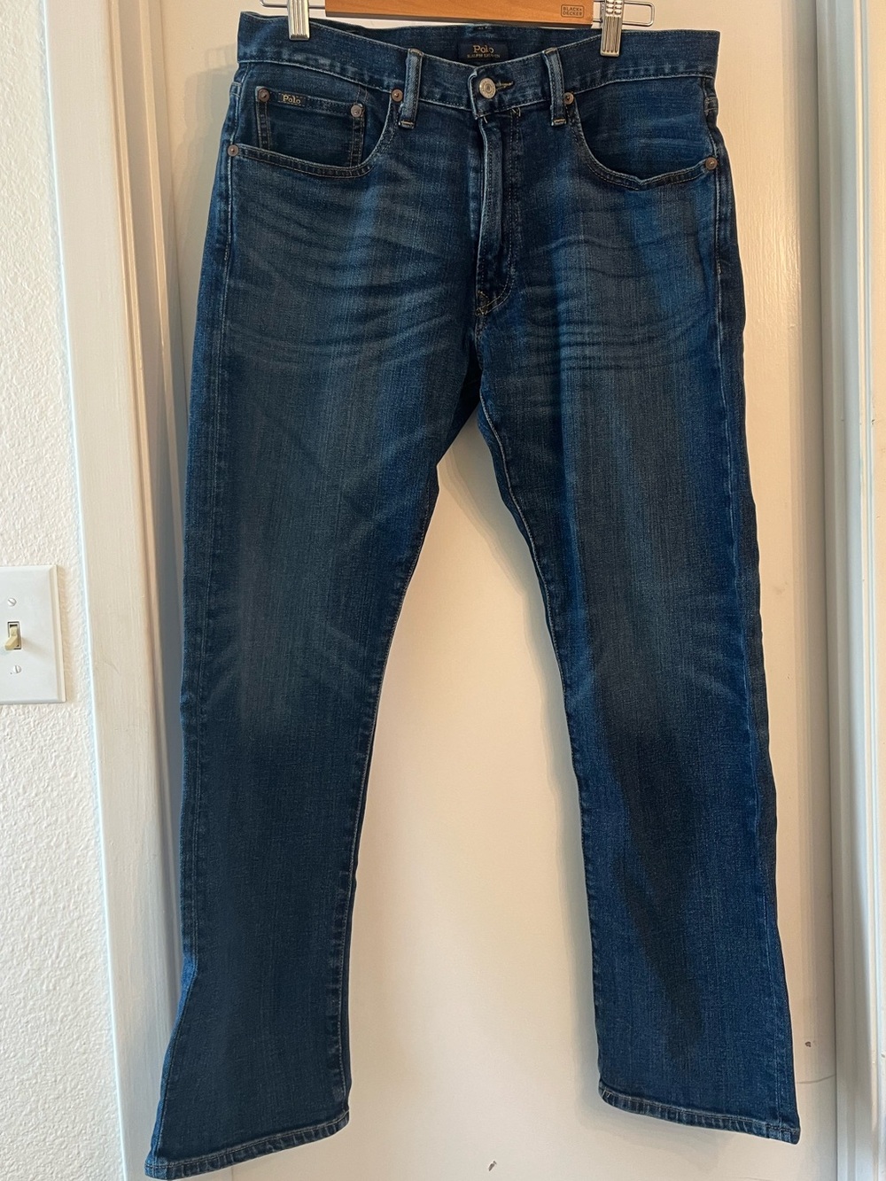 Ralph Lauren Men's Hampton Relaxed Fit Straight Jeans Size 32x30